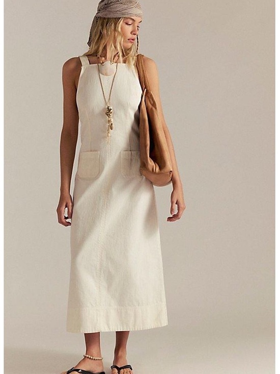 Free People Dresses & Skirts - NWT Dex Denim Midi Dress